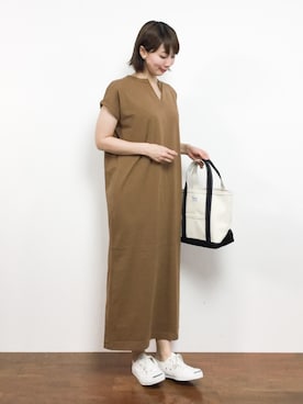 三由佳奈さん（レディース・160cm）の夏コーディネート