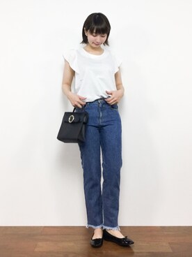 三由佳奈さん（レディース・160cm）の夏コーディネート