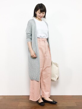 三由佳奈さん（レディース・160cm）の夏コーディネート