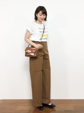 三由佳奈さん（レディース・160cm）の夏コーディネート