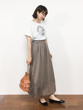 三由佳奈さん(レディース・160cm)の夏コーディネート