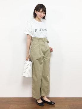 三由佳奈さん（レディース・160cm）の夏コーディネート