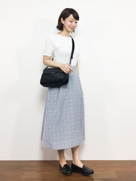 三由佳奈さん（レディース・160cm）の夏コーディネート