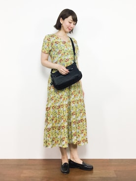 三由佳奈さん（レディース・160cm）の夏コーディネート