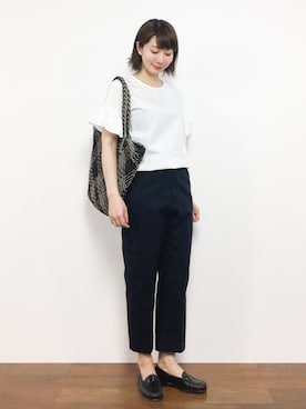 三由佳奈さん（レディース・160cm）の夏コーディネート