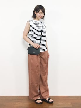 三由佳奈さん(レディース・160cm)の夏コーディネート