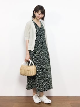 三由佳奈さん(レディース・160cm)の夏コーディネート