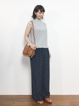 三由佳奈さん（レディース・160cm）の夏コーディネート