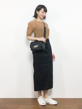 三由佳奈さん(レディース・160cm)の夏コーディネート