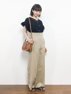 三由佳奈さん(レディース・160cm)の夏コーディネート