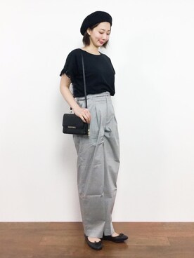 三由佳奈さん(レディース・160cm)の夏コーディネート