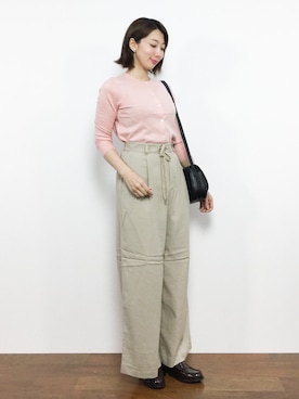 三由佳奈さん（レディース・160cm）の夏コーディネート