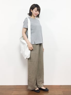 三由佳奈さん（レディース・160cm）の夏コーディネート