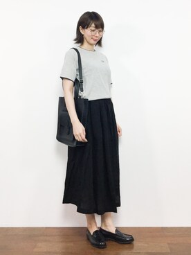 三由佳奈さん（レディース・160cm）の夏コーディネート