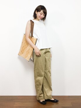 三由佳奈さん(レディース・160cm)の夏コーディネート