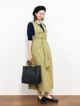 三由佳奈さん（レディース・160cm）の夏コーディネート