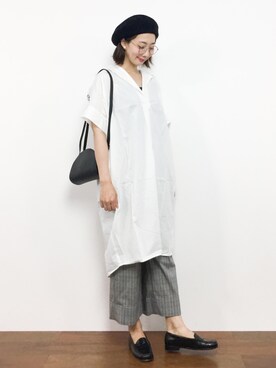 三由佳奈さん（レディース・160cm）の夏コーディネート