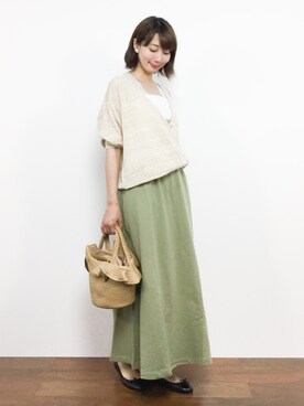 三由佳奈さん（レディース・160cm）の夏コーディネート