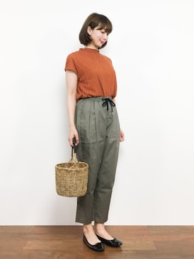 三由佳奈さん(レディース・160cm)の夏コーディネート