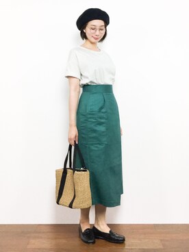 三由佳奈さん(レディース・160cm)の夏コーディネート