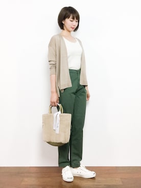 三由佳奈さん(レディース・160cm)の夏コーディネート