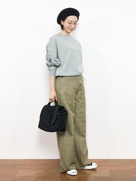 三由佳奈さん（レディース・160cm）の夏コーディネート