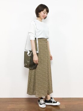 三由佳奈さん(レディース・160cm)の夏コーディネート