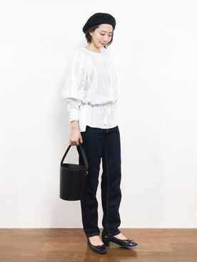 三由佳奈さん(レディース・160cm)の夏コーディネート