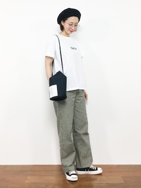 三由佳奈さん(レディース・160cm)の夏コーディネート