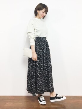 三由佳奈さん（レディース・160cm）の夏コーディネート