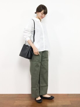 三由佳奈さん（レディース・160cm）の夏コーディネート