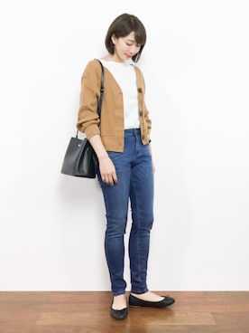 三由佳奈さん（レディース・160cm）の夏コーディネート