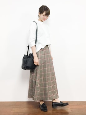 三由佳奈さん（レディース・160cm）の秋コーディネート