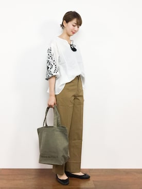 三由佳奈さん（レディース・160cm）の秋コーディネート