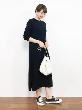 三由佳奈さん（レディース・160cm）の秋コーディネート