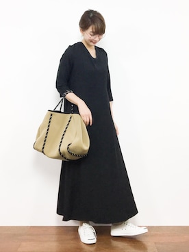 三由佳奈さん（レディース・160cm）の秋コーディネート