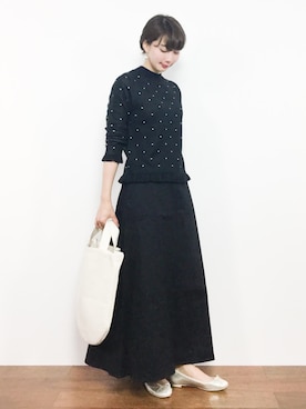 三由佳奈さん（レディース・160cm）の秋コーディネート