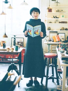 三由佳奈さん(レディース・160cm)の春コーディネート