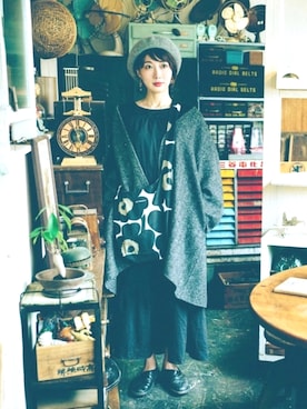 「A part by（アパートバイ）のアイテム（その他アウター）」を使った、三由佳奈さん（レディース・160cm）の春コーディネート