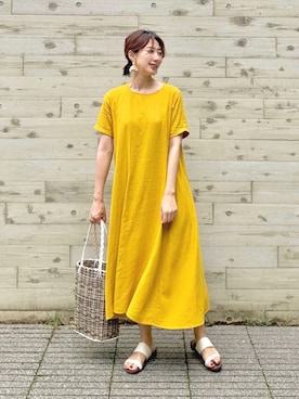 三由佳奈さん(レディース・160cm)の夏コーディネート
