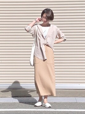 三由佳奈さん（レディース・160cm）の秋コーディネート