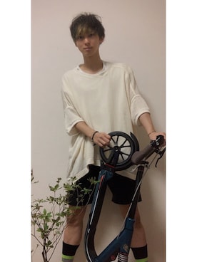 「ABU GARCIA（アブ・ガルシア）のアイテム（パンツ）」を使った、IROHAさん（メンズ・170cm）の夏コーディネート