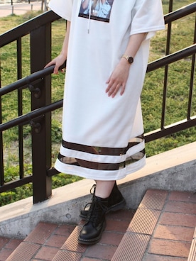 「マーチン風ブーツ」｜staffさん（レディース・155cm）の春コーディネート
