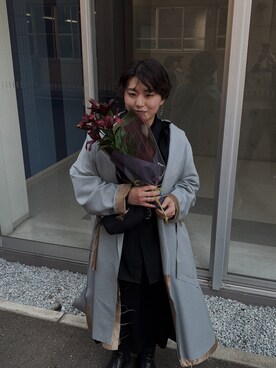 「sulvam（サルバム）のアイテム（その他アウター）」を使った、maさん（レディース・162cm）の春コーディネート