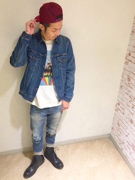 森 拓巳さん（メンズ・176cm）の冬コーディネート