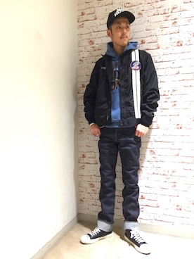 森 拓巳さん（メンズ・176cm）の冬コーディネート