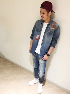 森 拓巳さん（メンズ・176cm）の冬コーディネート