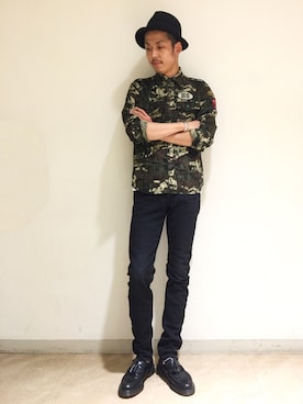 森 拓巳さん（メンズ・176cm）の冬コーディネート