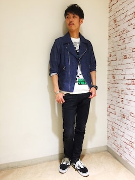 森 拓巳さん(メンズ・176cm)の春コーディネート