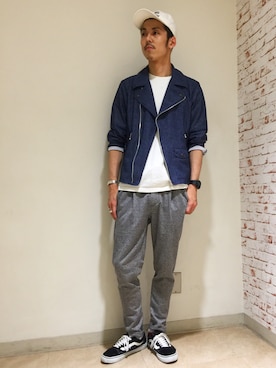 森 拓巳さん(メンズ・176cm)の春コーディネート